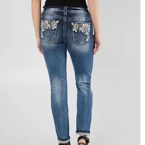 Miss Me Easy Ankle Skinny Stretch Jeans Size 34
